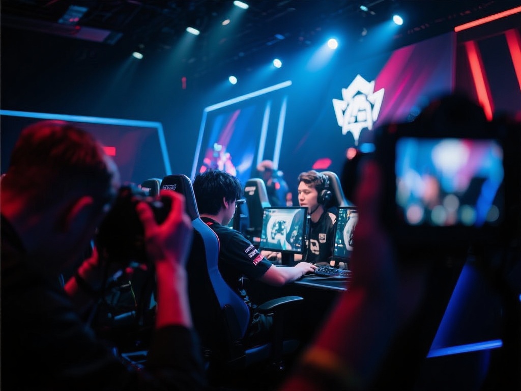 在电竞摄影中，如何捕捉那种充满活力和动感的氛围感，