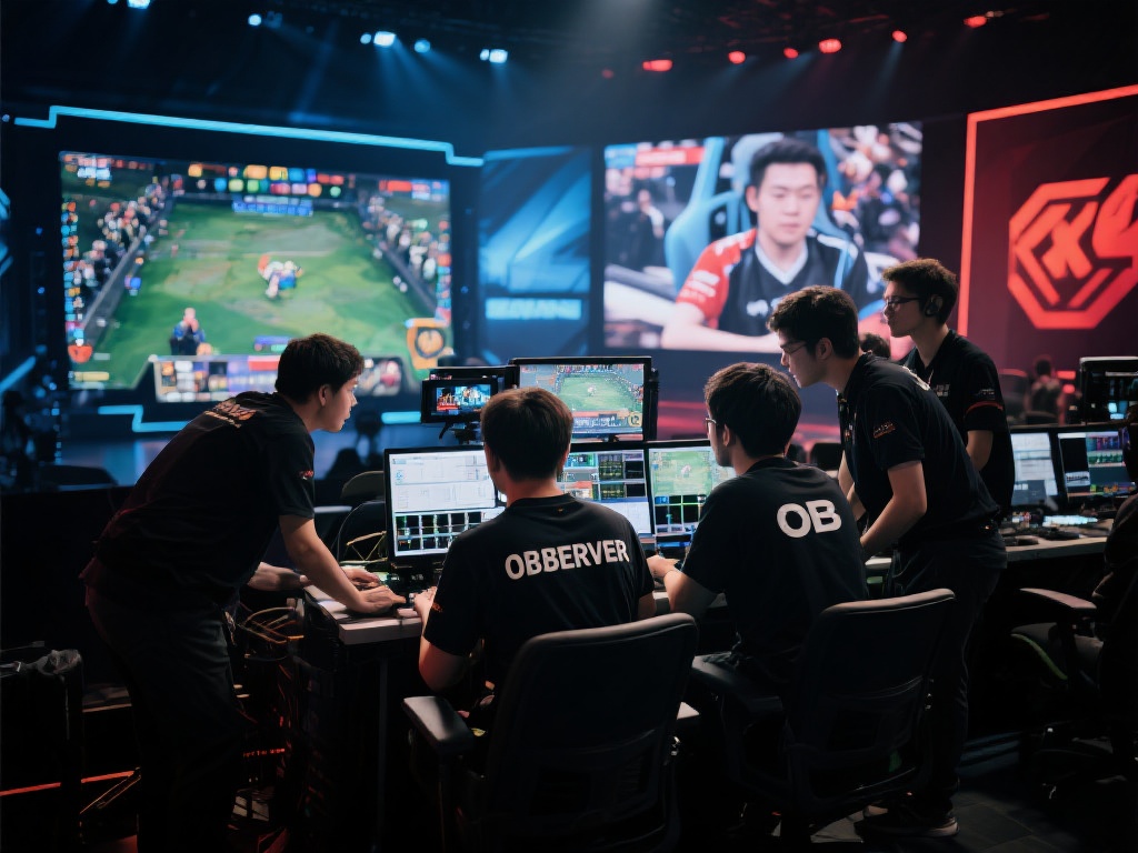 电竞赛事的OB团队，即Observer团队，承担着