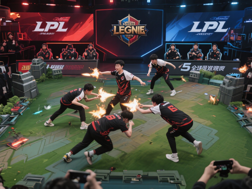 以《英雄联盟》的职业赛事为例，LPL赛区选手Uzi