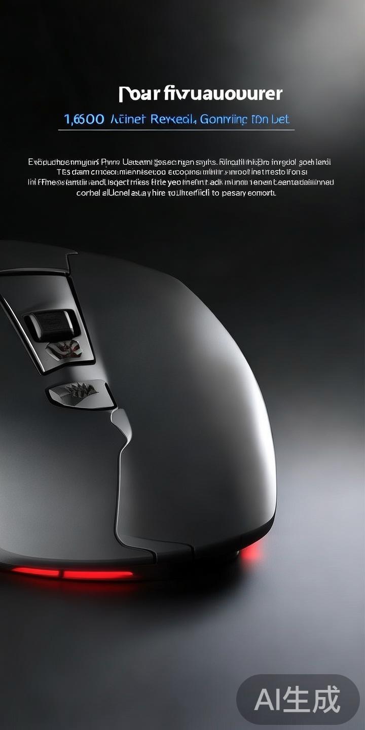 一款优质的电竞鼠标应具备极高的传感器精度和可调节的