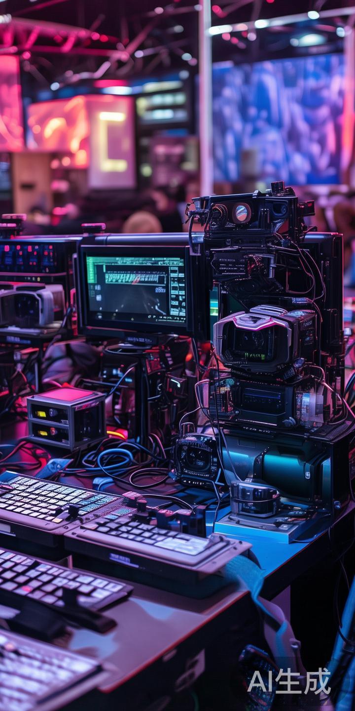 在比赛当天，电竞OB团队首要任务是进行设备的全面调